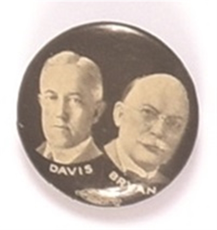 Davis, Bryan Rare 1924 Jugate