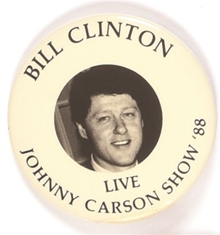 Bill Clinton Live on Johnny Carson