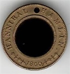 Lincoln and Hamlin Ferrotype