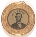 Lincoln, Johnson Rare 1864 Ferrotype