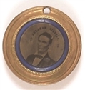 Lincoln, Hamlin Ferrotype With Blue Border