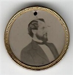McClellan, Pendleton Larger Size Ferrotype