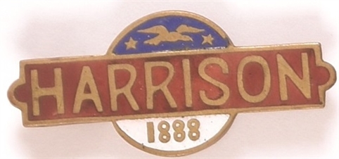 Harrison 1888 Enamel Pin