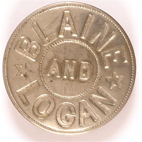 Blaine, Logan Large Metal Pinback
