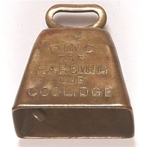 Harding and Coolidge Bell