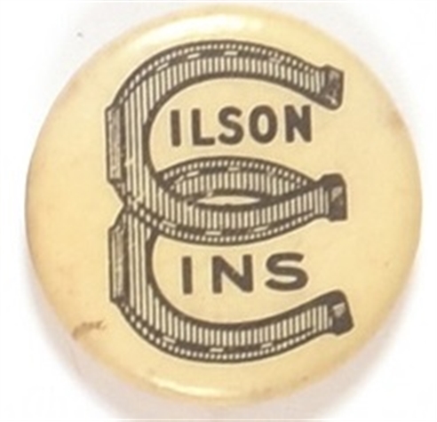 Wilson Wins Horseshoes Celluloid