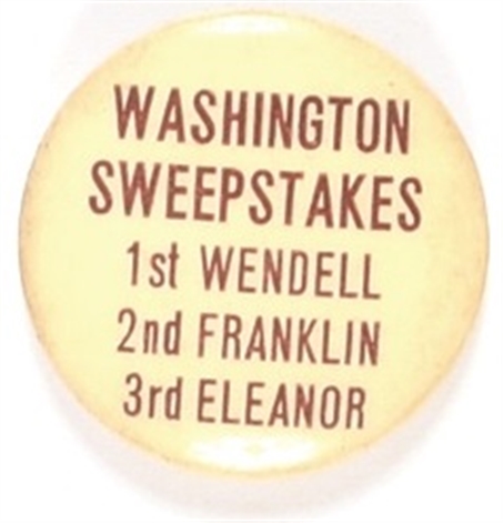 Willkie Washington Sweepstakes