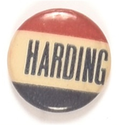 Harding RWB Celluloid, Big Letters