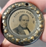 Lincoln and Hamlin Doughnut Ferrotype