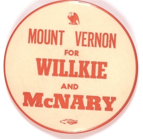 Mount Vernon for Willkie and McNary