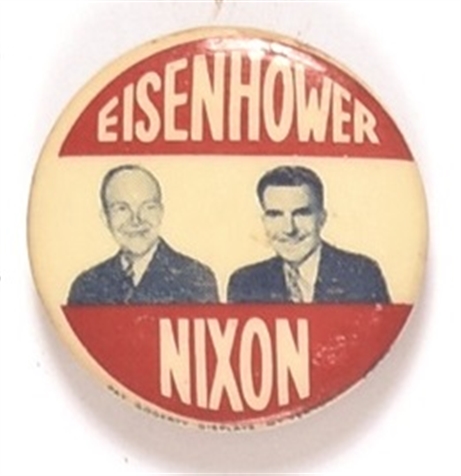 Eisenhower and Nixon Scarce Jugate