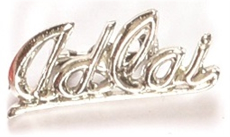 Adlai Script Lettering Lapel Pin