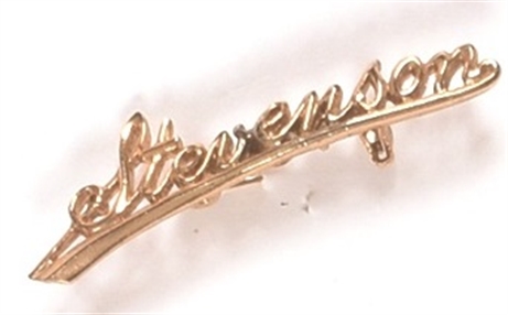 Stevenson Script Lettering Lapel Pin