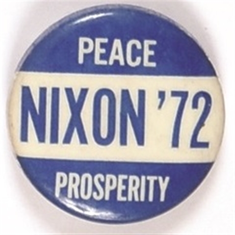 Nixon Peace and Prosperity