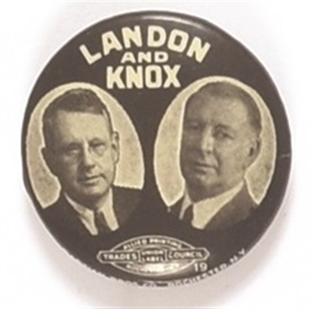 Landon, Knox Black and White Jugate