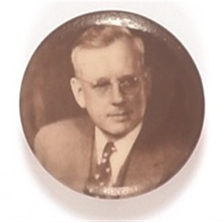 Alf Landon Sepia Celluloid