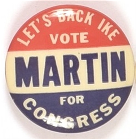 Martin Lets Back Ike Massachusetts Coattail