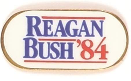 Reagan and Bush Clutchback Pin