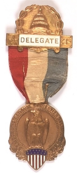 Wilson 1912 Delegate Badge