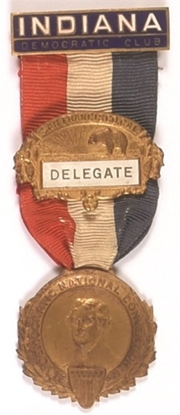Cox Indiana Delegate 1920 Convention Badge