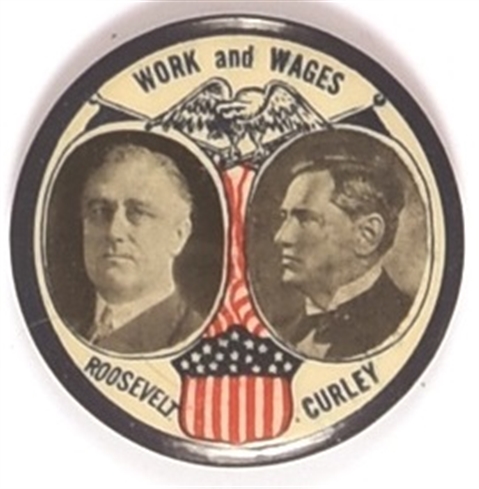 Roosevelt, Curley Massachusetts Coattail