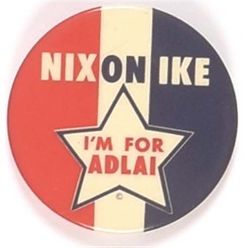 Nix on Ike, Im for Adlai