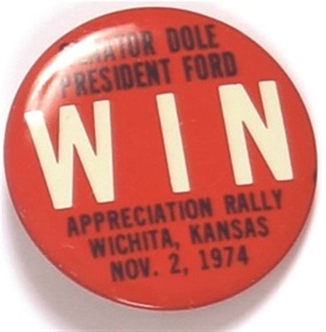 Ford, Dole Kansas WIN Rally