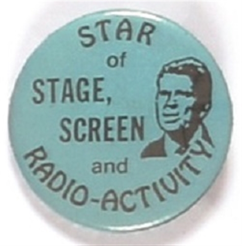 Reagan Star of Stage, Screen and Radio-Activity