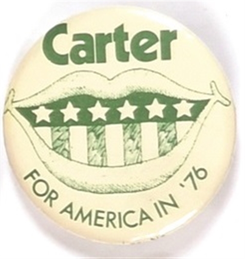 Carter Patriotic Grin Celluloid