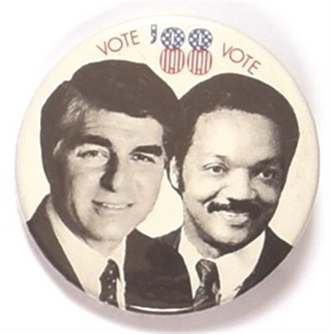 Dukakis, Jackson Vote 88