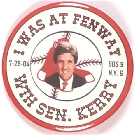 I Was at Fenway with John Kerry