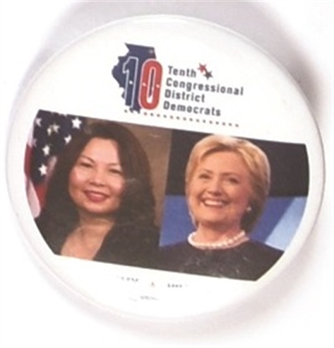 Hillary, Duckworth Illinois Coattail