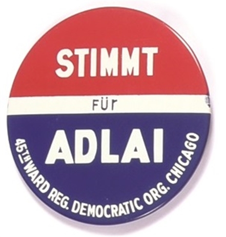 Stimmt for Adlai Chicago Litho