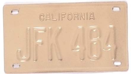 JFK 464 California  License