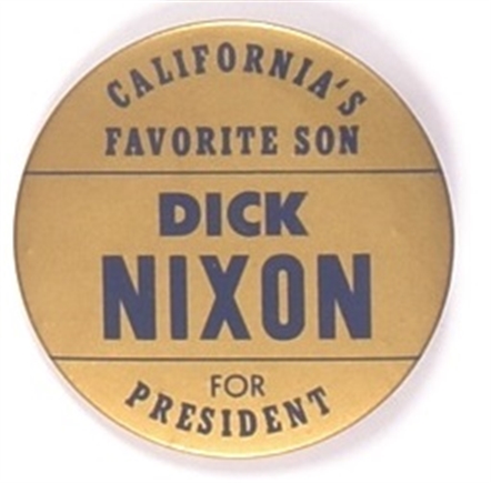 Dick Nixon Californias Favorite Son