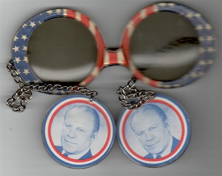 Pair of Gerald Ford Campaign Classes