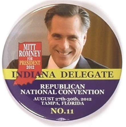 Mitt Romney Indiana Delegate