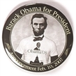 Obama for President Announcement Pin