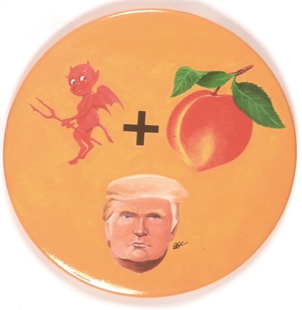 Impeach Trump Rebus Pin