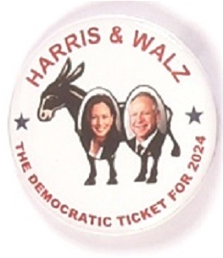 Harris and Walz the Democratic Ticket