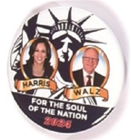 Harris, Walz Statue of Liberty