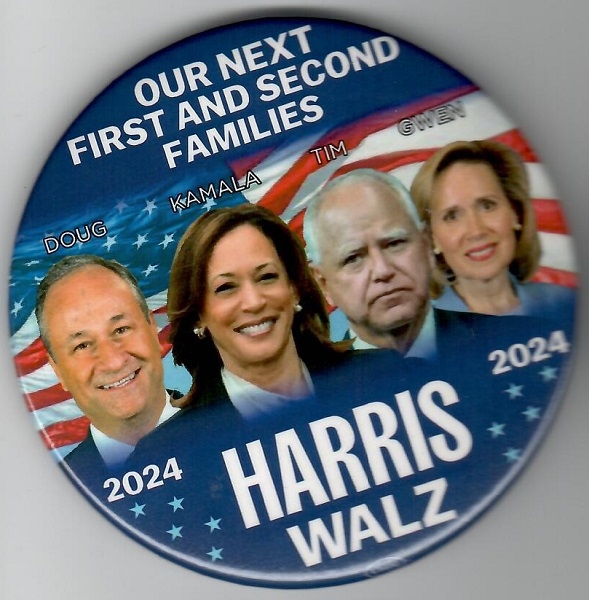 Harris, Walz First and Second Families