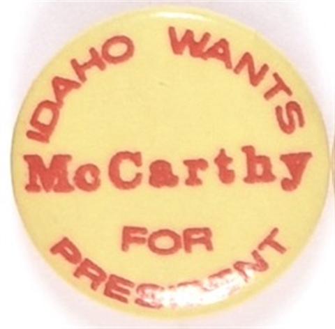 Idaho Wants McCarthy