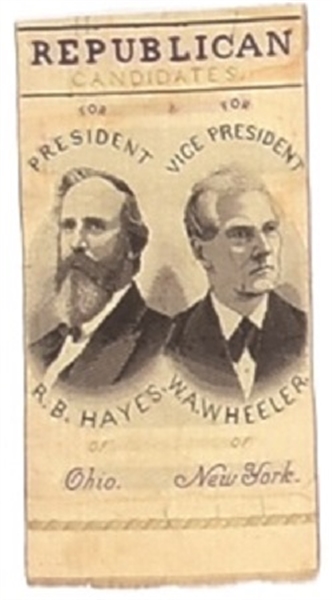 Hayes, Wheeler Scarce Jugate Ribbon