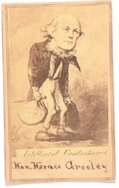 Horace Greeley Cartoon CDV