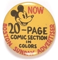 Mickey Mouse Boston Sunday Advertiser