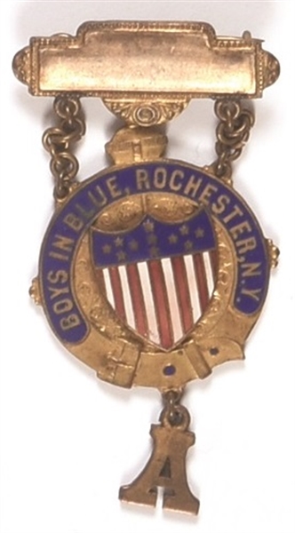 Boys in Blue GAR New York Badge