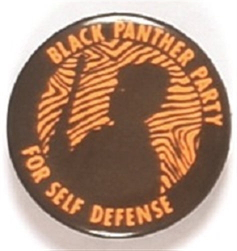 Black Panther Party for Self Defense Orange Celluloid