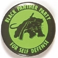 Black Panther Party for Self Defense Panther and Rifle Pin