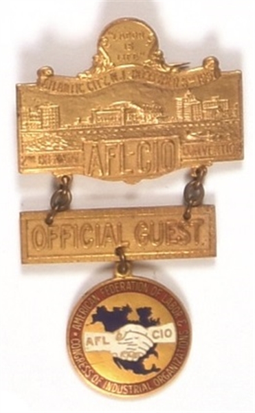 AFL-CIO 1957 Labor Convention Badge